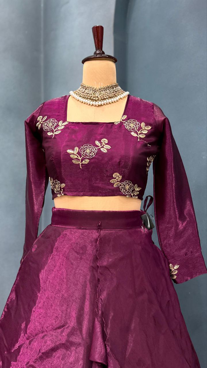 Full Stiched &nbsp;Designer customised &nbsp;3 &nbsp;layered lehenga