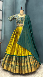 Full Stiched Hand beautifully embroidered designer work lehenga