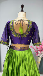 Kanchipuram South Indian Fully Work Lehenga