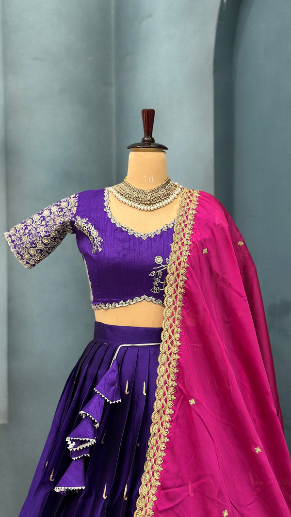 Paithani Work Lehenga for all festivals
