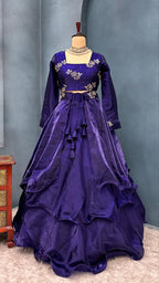 Full Stiched &nbsp;Designer customised &nbsp;3 &nbsp;layered lehenga