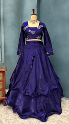 Full Stiched &nbsp;Designer customised &nbsp;3 &nbsp;layered lehenga