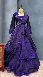 Full Stiched &nbsp;Designer customised &nbsp;3 &nbsp;layered lehenga