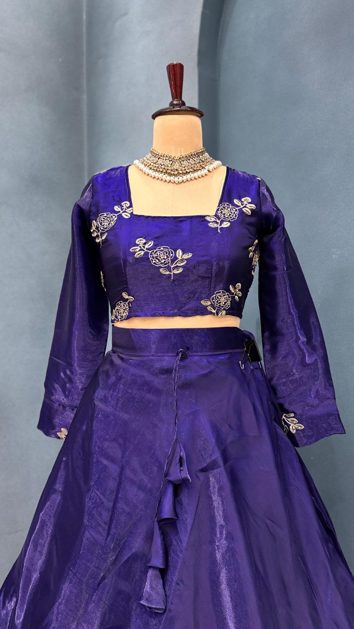 Full Stiched &nbsp;Designer customised &nbsp;3 &nbsp;layered lehenga