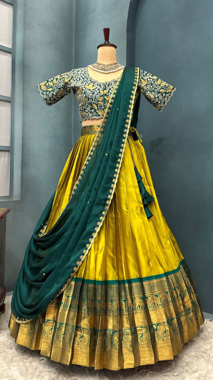 Full Stiched Hand beautifully embroidered designer work lehenga
