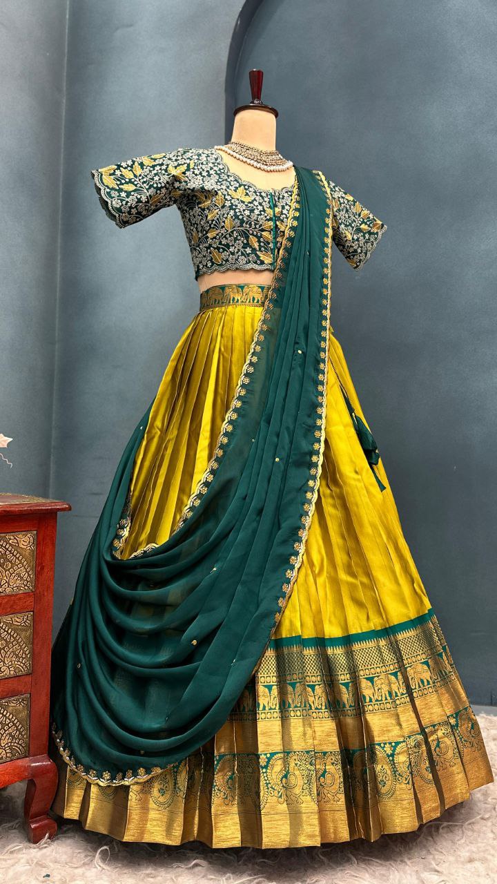 Full Stiched Hand beautifully embroidered designer work lehenga