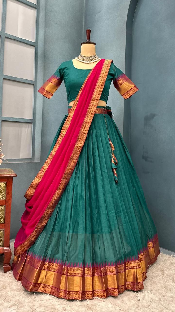 Traditional South Indian half-saree