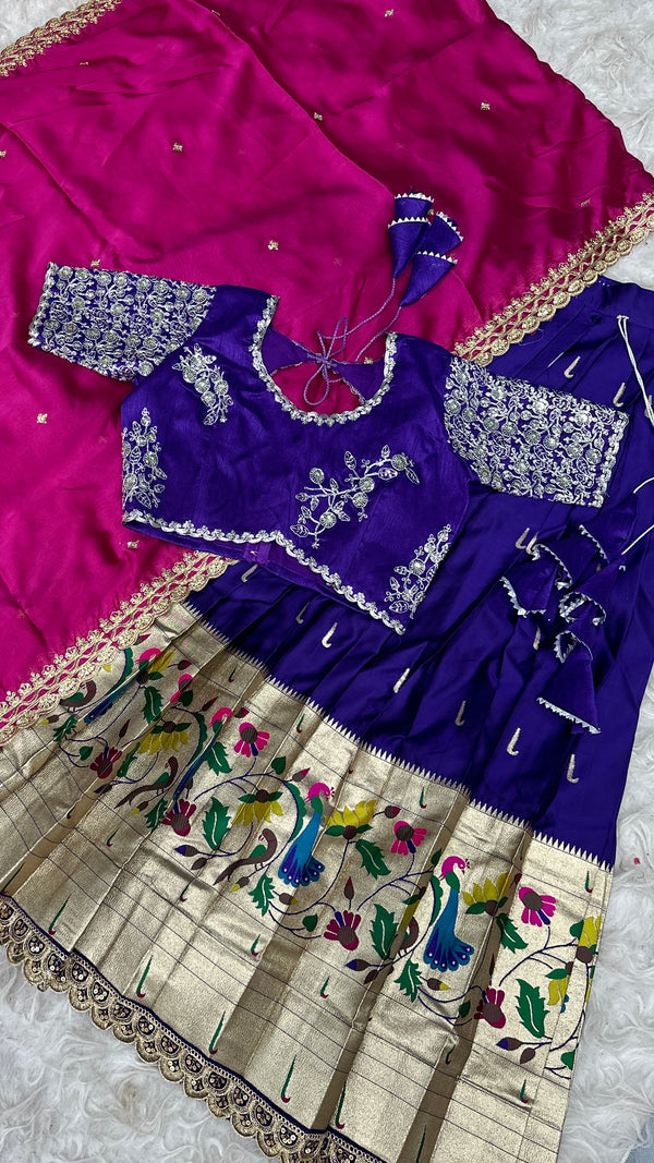 Paithani Work Lehenga for all festivals