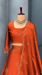Fully Stiched Designer customised lehenga 4 in 1 style outfit