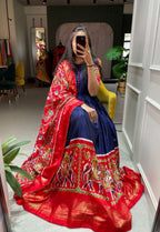 Patola print gown - Dola silk