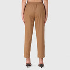 Women's 100% Cotton Casual Pant | Ankle Length Regular fit Cotton Trouser