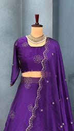 Fully Stiched Designer customised lehenga 4 in 1 style outfit