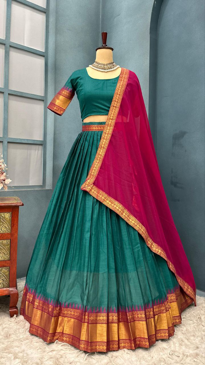Traditional South Indian half-saree