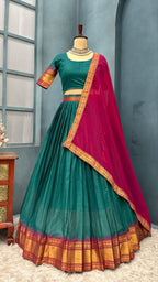 Traditional South Indian half-saree