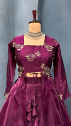 Full Stiched &nbsp;Designer customised &nbsp;3 &nbsp;layered lehenga