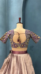 Kanchipuram Stitched Lehenga set