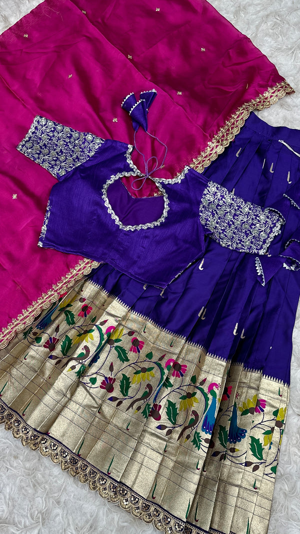 Paithani Work Lehenga for all festivals