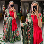 Patola print gown - Dola silk