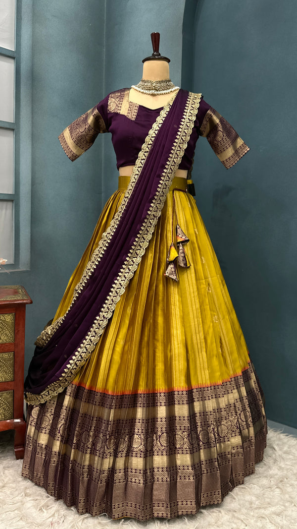 Kanchipuram Murari lehenga for traditional look