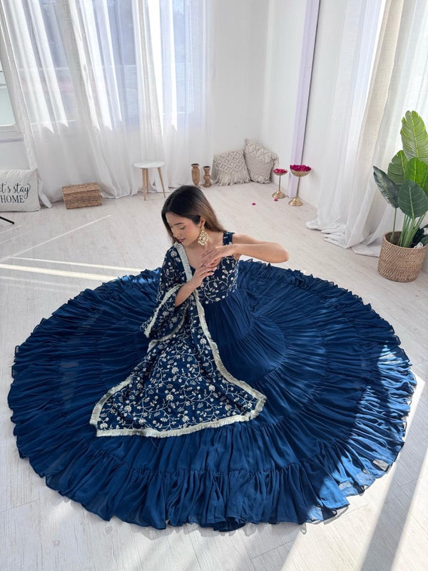 Anarkali Gowns heavy flayer