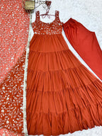 Anarkali Gowns heavy flayer