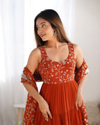 Anarkali Gowns heavy flayer