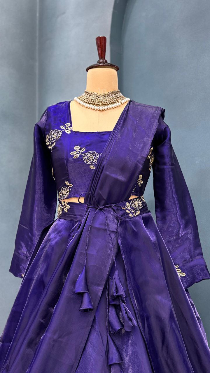 Full Stiched &nbsp;Designer customised &nbsp;3 &nbsp;layered lehenga