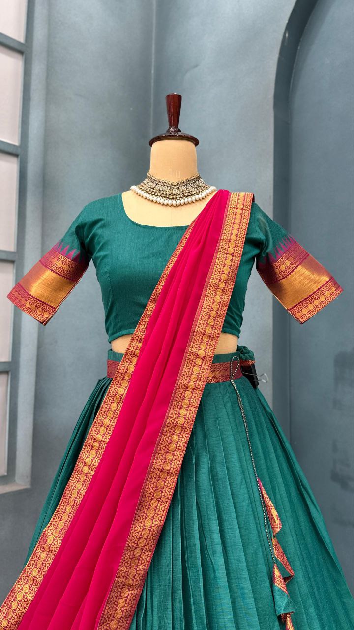 Traditional South Indian half-saree