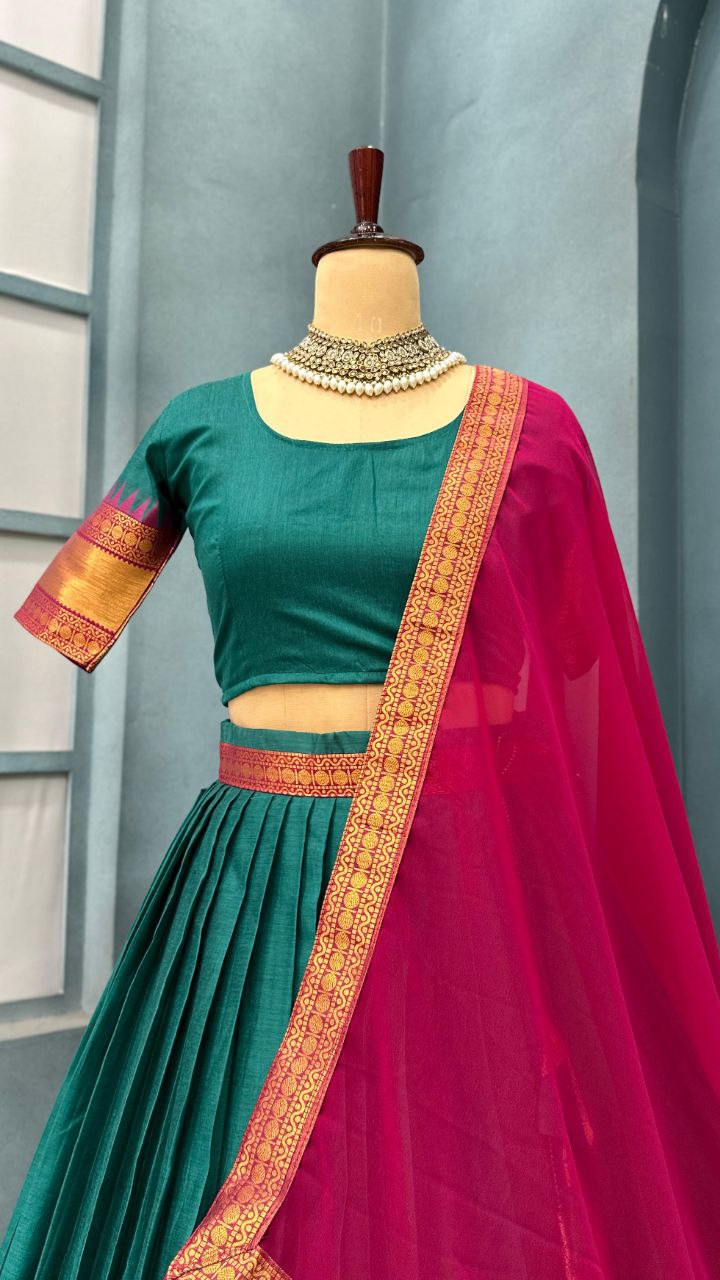 Traditional South Indian half-saree