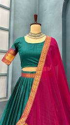 Traditional South Indian half-saree