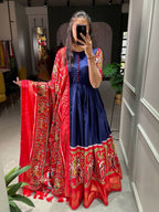 Patola print gown - Dola silk