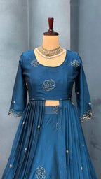 Fully Stiched Designer customised lehenga 4 in 1 style outfit