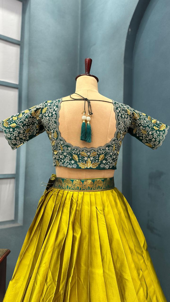 Full Stiched Hand beautifully embroidered designer work lehenga