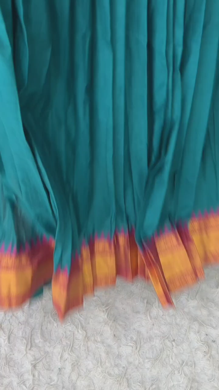 Traditional South Indian half-saree