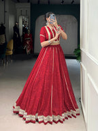Bandhini chiffon Dandiya Lehenga set
