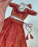Sankranthi special Tisuue silk Lehengas