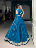 Bandhini chiffon Dandiya Lehenga set